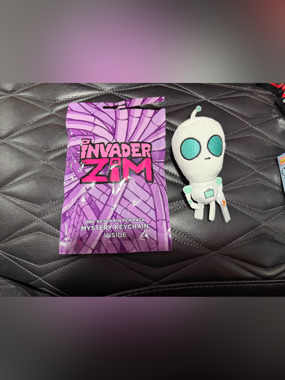 Invader Zim Robot Gir Plush Keychain